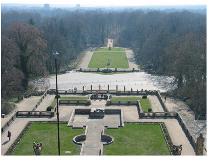 In het park van Sans Souci