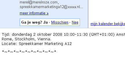 ga je weg?