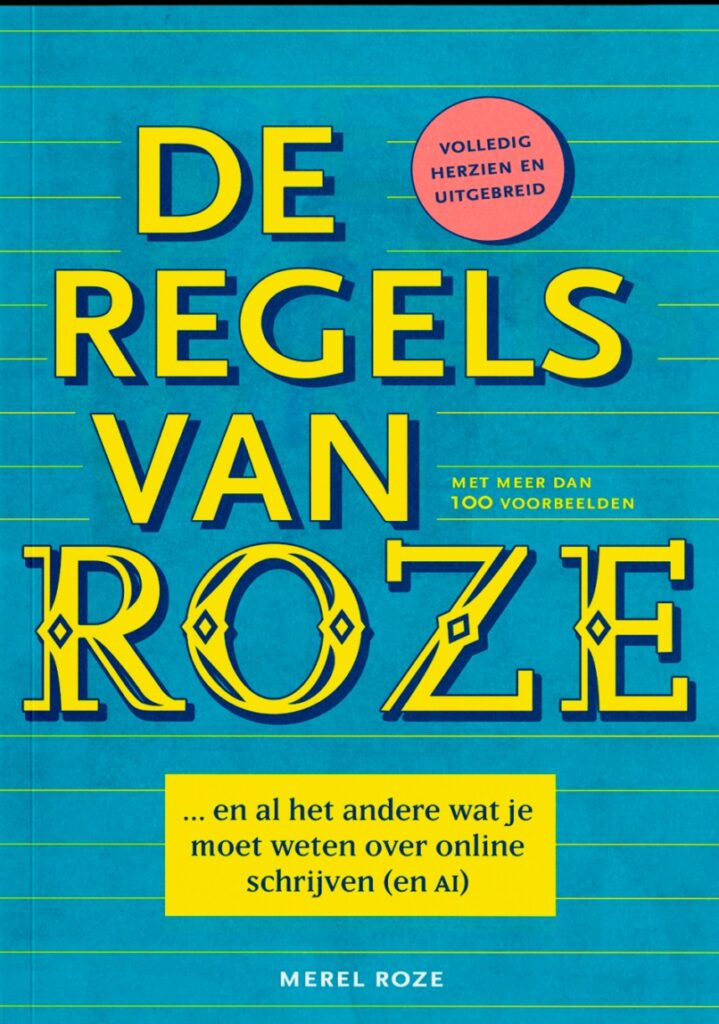 Omslag De regels van Roze
